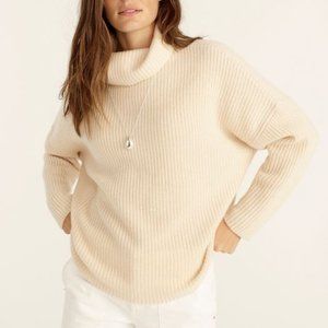 J. Crew Cream Cowl Neck Sweater
